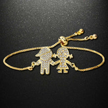 Load image into Gallery viewer, pulseras mujer 2019 Summer Latest DIY Popular Lucky Girls Kids Charms Zircon Copper Bracelet For Women kawaii jewelry